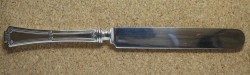 Grecian 1915 - Dinner Knife Hollow Handle Bolster Blunt Plated Blade