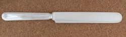 Queen Bess 1924 - Dinner Knife Solid Handle Bolster Blunt Plated Blade