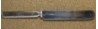 Wildwood 1908 - Dinner Knife Solid Handle Bolster Blunt Plated Blade