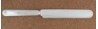 Queen Bess 1924 - Dinner Knife Solid Handle Bolster Blunt Plated Blade