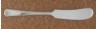 Queen Bess 1924 - Personal Butter Knife Flat Handle Paddle Blade