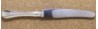 Queen Mary  - Luncheon Knife Hollow Handle French Stainless Blade Monogram M or W