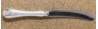 Queen Mary  - Personal Butter Knife Hollow Handle Modern Blade Monogram M or W