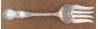 Rose 1903 - Large Serving Fork  Goldwash - Monogram D