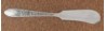 Rose and Leaf 1937 - Personal Butter Knife Flat Handle Paddle Blade