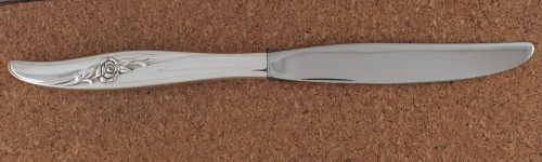 Rose Song 1964 - Dinner Knife Hollow Handle Modern Stainless Blade