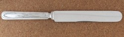 Roseland aka De Sancy 1915 - Dinner Knife Solid Handle Bolster Blunt Plated Blade