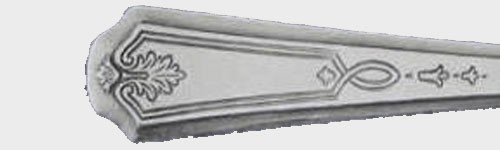 Beverly aka Elite 1922 - Dinner Knife Solid Handle Bolster Blunt Stainless Blade